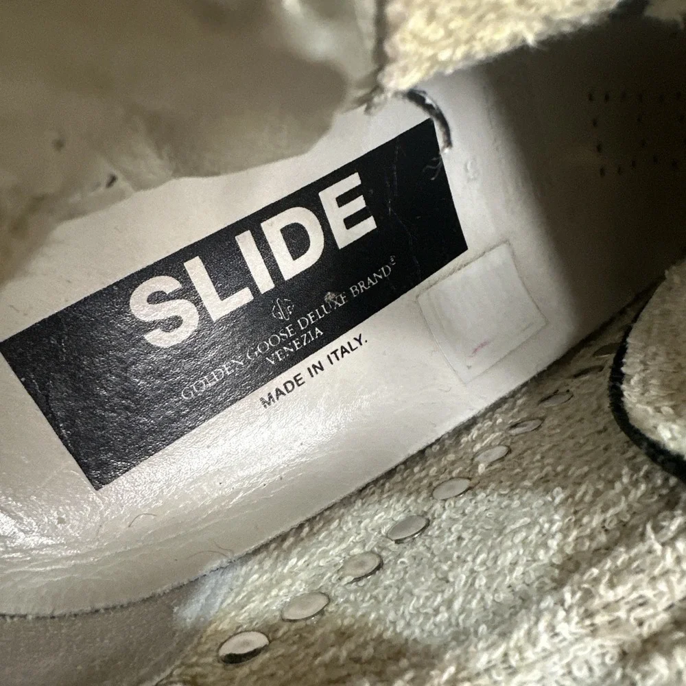 Golden Goose Slide Black Studs High Top Sneaker Women 39 Skateboard Street Urban